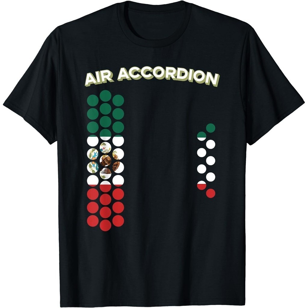 Áo thun Air Accordion Áo sơ mi nhạc cờ Mexico
