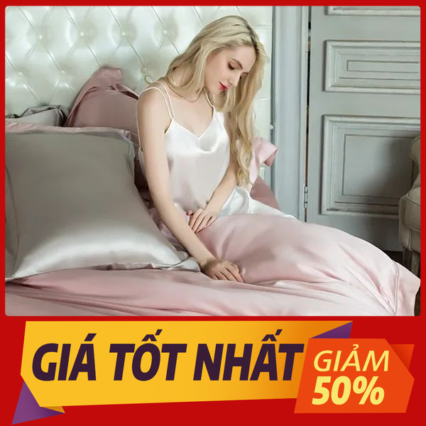 🧧LỤA SILK🧧 Bộ Ga Gối Phi Lụa Silk Mát Mềm Mịn, Bộ Ga Gối, Mền Chần Bông, Vỏ Mền Cao Cấp_Chăn Ga Sỉ