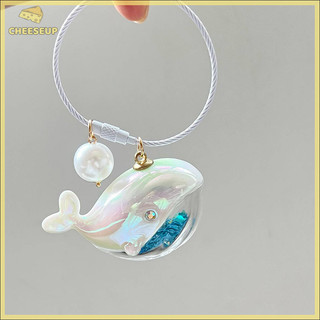 Cá voi dễ thương cá heo móc khóa động vật biển búp bê kawaii móc khóa xe móc chìa khóa phụ kiện dành cho nam nữ cặp đôi túi trang sức mới