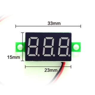 Vôn kế - Đồng Hồ Led Đo Áp - Volt DC 2 Dây 4.5~30V