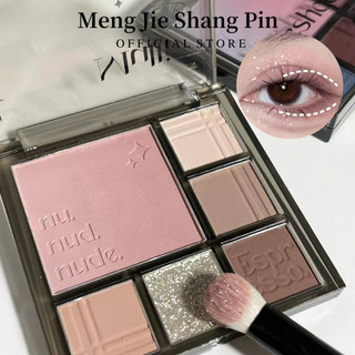 K'APEINE Bảng Phấn Trang Điểm Mắt Tạo Khối Má Hồng 6 Màu Lấp Lánh Có Chất Lì Dành Cho Trang