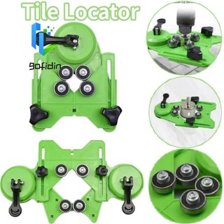 Gofidin Bộ định vị lỗ gạch thủy tinh, Hướng dẫn đục lỗ cốc hút Lỗ mở Định vị, Tay cầm đôi có thể điều chỉnh Mũi khoan lõi Bit Hướng dẫn khoan Dụng cụ xây dựng