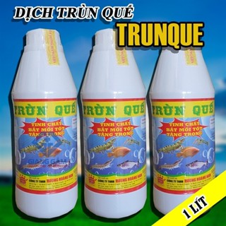  TRÙN QuẾ 1 LÍT - dung dịch trộn thức ăn cho tôm cá 