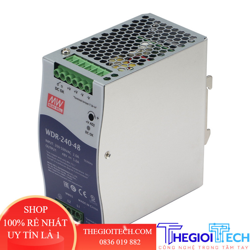 BỘ NGUỒN MEANWELL WDR-240-48
