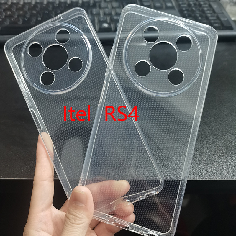 Ốp Điện Thoại Chống Sốc Itel RS4 Cho Itel rs4 TPU Mềm Vỏ Điện Thoại Silicon ITEL RS4 Ốp Lưng Trong S
