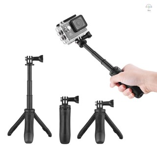 Hilivn) Mini Extension Selfie Stick Tripod Stand Hand Grip cho GoPro Hero 3 / 5 / 4 / 3 + 3 cho Yi Lite / 4k / 4k + cho SJCAM / Andoer / AKASO Camera hành động thể thao