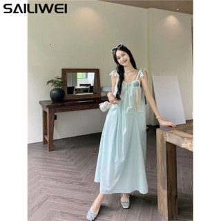 SAILIWEI váy Đầm váy nữ body đầm Casual Phong cách Vintage Thể thao WLQ2430S54 17Z240425