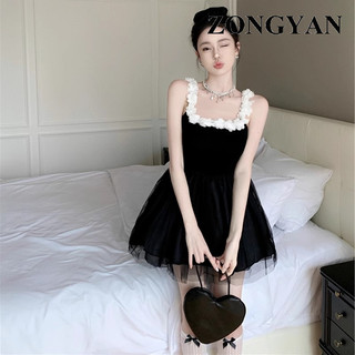 ZONGYAN váy Đầm váy nữ body đầm Minimalist Casual INS thời trang WLQ24414TF 18Z240428