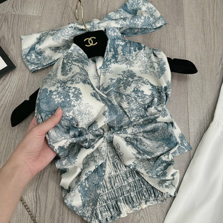 (Có Big size 3XL nam) Set đôi đi biển in hoa (gồm áo nam, áo nữ + chân váy nữ)