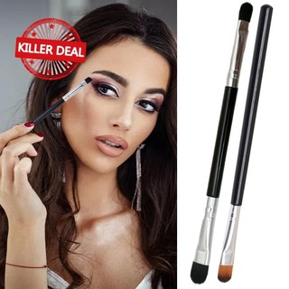 Bàn chải trang điểm mới Bàn chải phấn mắt đơn Đầu di động Bàn chải kép Phấn mắt P4R2