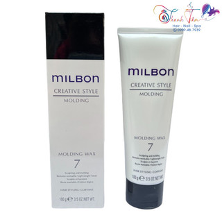 Sáp tạo kiểu, định hình tóc milbon molding wax 7 100g | new 2024 |