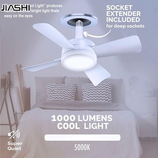 Đèn quạt LED có thể điều chỉnh độ sáng vít điều khiển từ xa thông minh tích hợp đèn quạt trần