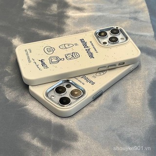 Ốp Lưng Điện Thoại Bánh Mì Nướng iPhone 14 13 Pro Max 12 11 XS 8 Plus LPX Kim Loại Bình Đơn Giản Kính Trả Ánh Dành Cho Nữ Nam