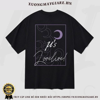 Áo thun Unisex Love Live! μ's Nozomi Oversized 100% Cotton ngắn tay