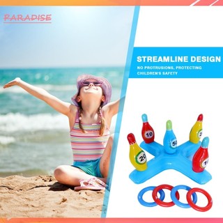 [Paradise1.vn] PVC Bowling Toss Game Nhẹ Bơm Hơi Mịn Bền Đồ Dùng Tiệc Đi Biển