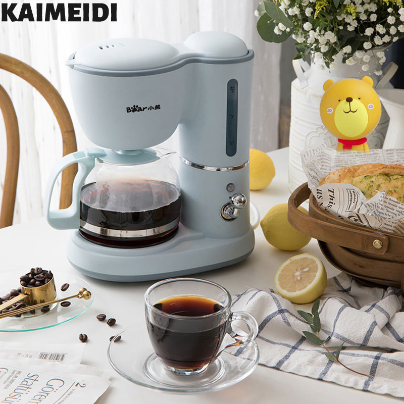 Máy pha cà phê KAIMEIDI Máy pha cà phê nhỏ giọt Mỹ 0,6 lít có thể giữ ấm và nồng độ có thể điều chỉnh