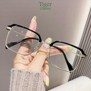 Kính cận thị thời trang -0.5 -1.0 -1.5 -2.0 -2.5 -3.0 -3.5 -4.0 -4.5 -5.0 -5.5 -6.0 độ dành cho nam và nữ với tròng kính có thể tháo rời kính chống ánh sáng xanh 050-2