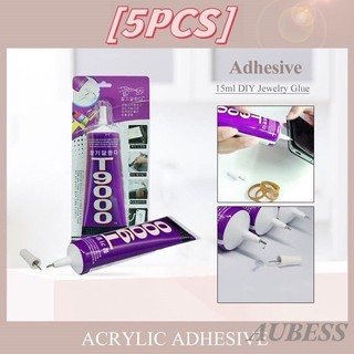5 Chiếc T9000 Keo Đa Năng Trong Suốt Keo Acrylic Mạnh DIY Trang Sức Màn Hình Kim Cương Giả Vỏ Điện Thoại Kính Sửa Chữa