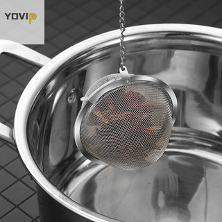 Yovip Máy Làm Trà Không Gỉ Hình Cầu Khóa Gia Vị Trà Lọc LướiTea Dụng Cụ Lọc VN