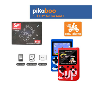Máy game cầm tay 400 trò chơi kinh điển Pikaboo có kết nối TV màn hình sắc nét âm thanh sống động