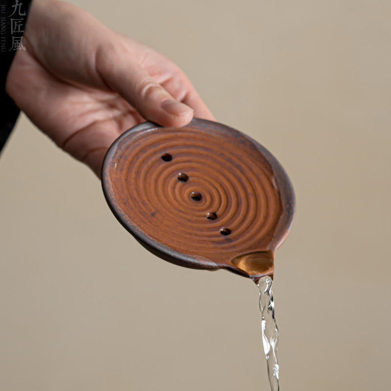 Bộ Trà khay đựng trà khay decor khay trà Handmade Stoneware Nồi Coaster Đĩa Gốm Gia Đình Bàn thuyền 