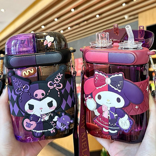 Cốc Nước Sanrio Bình Nước Dung Tích Lớn Kuromi Melody Cinnamoroll Hello Kitty Pochacco
