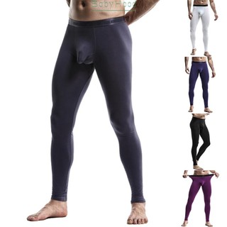 [Giảm Giá Lớn] Quần Nam Co GiãnLong John Nhiệt Ấm Áp Mùa Đông Bulge Túi Hàng Ngày#BBHOOD
