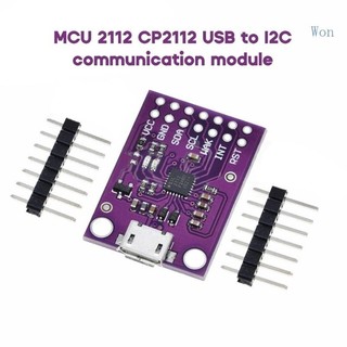 Won CP2112 USB sang Serial Adapter USB2 0 USB sang I2C Mô-đun giao tiếp CP2112 GPIO 4 0-5 25V Bộ chuyển đổi đa chức năng Modu