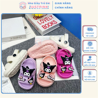 Dép bé gái hình Kuromi dễ thương êm chân chống trượt cho bé gái 1-3 tuổi 
