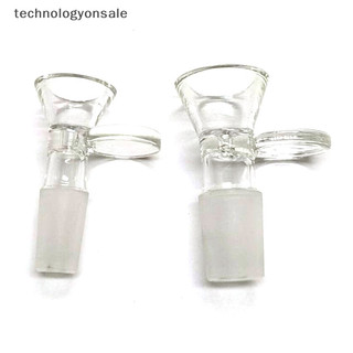 [Technologyonsale] Bát thủy tinh trong suốt khớp nối 14 / 19mm có tay cầm cho cửa hàng ống Bong