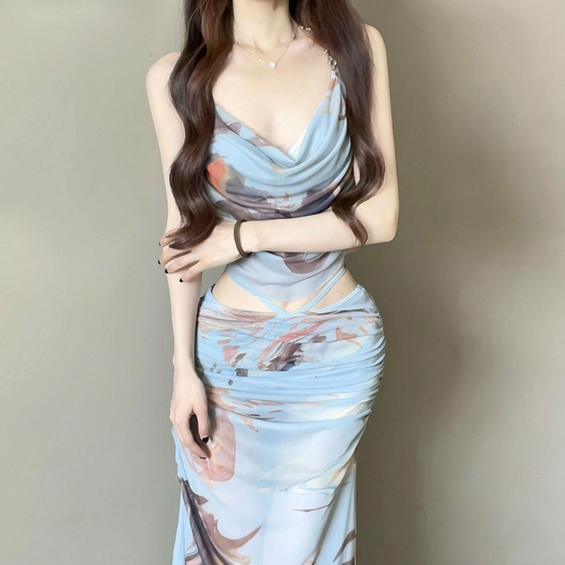 Đồ Bơi Nữ Gợi Cảm Váy Dài Bikini Ba Mảnh Phong Cách Hàn Quốc Thời Trang Đi Biển Kỳ Nghỉ Du Lịch Bộ Bikini | BigBuy360 - bigbuy360.vn