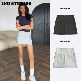 2ND STUDIOS Chân váy chân váy chữ  hàn quốc Đơn giản xu hướng Phong cách WSQ246076R 24Z240615