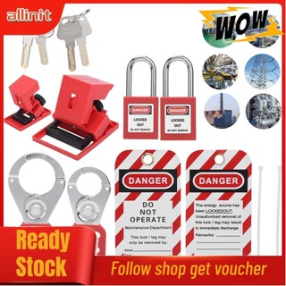 Allinit Lockout Tagout Kit Khóa điện đa chức năng thực tế cho khóa