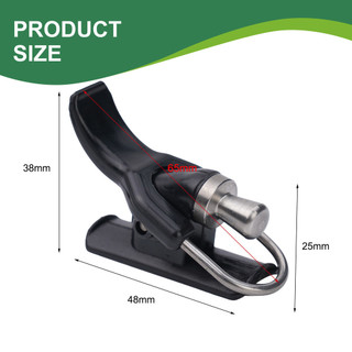 Đúc Kích Hoạt 1 Chiếc 65x25x25mm Phụ Kiện Chống Cắt Nút Đen Cố Định