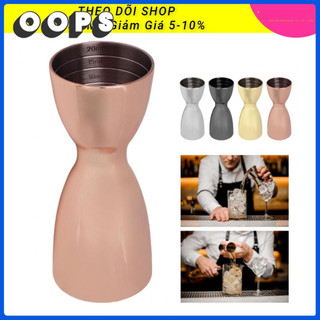 Ly đong , Cốc Jigger định lượng Pha Chế Cocktail 2 đầu Bằng Thép không gỉ cho Quầy bar