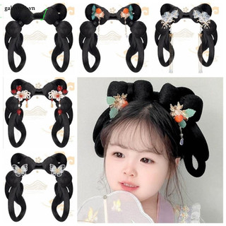 Daniely tóc giả cài tóc kiểu hán phục trung hoa cổ điển tự nhiên dùng làm đạo cụ chụp ảnh cho bé