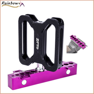 [Cod] Giá đỡ giảm xóc treo sau xe đạp Kẹp sửa chữa phuộc trước 5-28.6mm Giá đỡ ống hợp kim nhôm Xe đạp