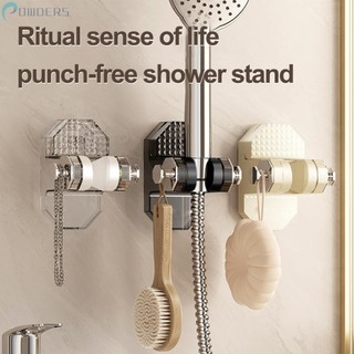 ⭐READY STOCK ⭐Adjustable Height Handheld Shower Head Holder Easy Installation Moisture proof[Overseas Products]