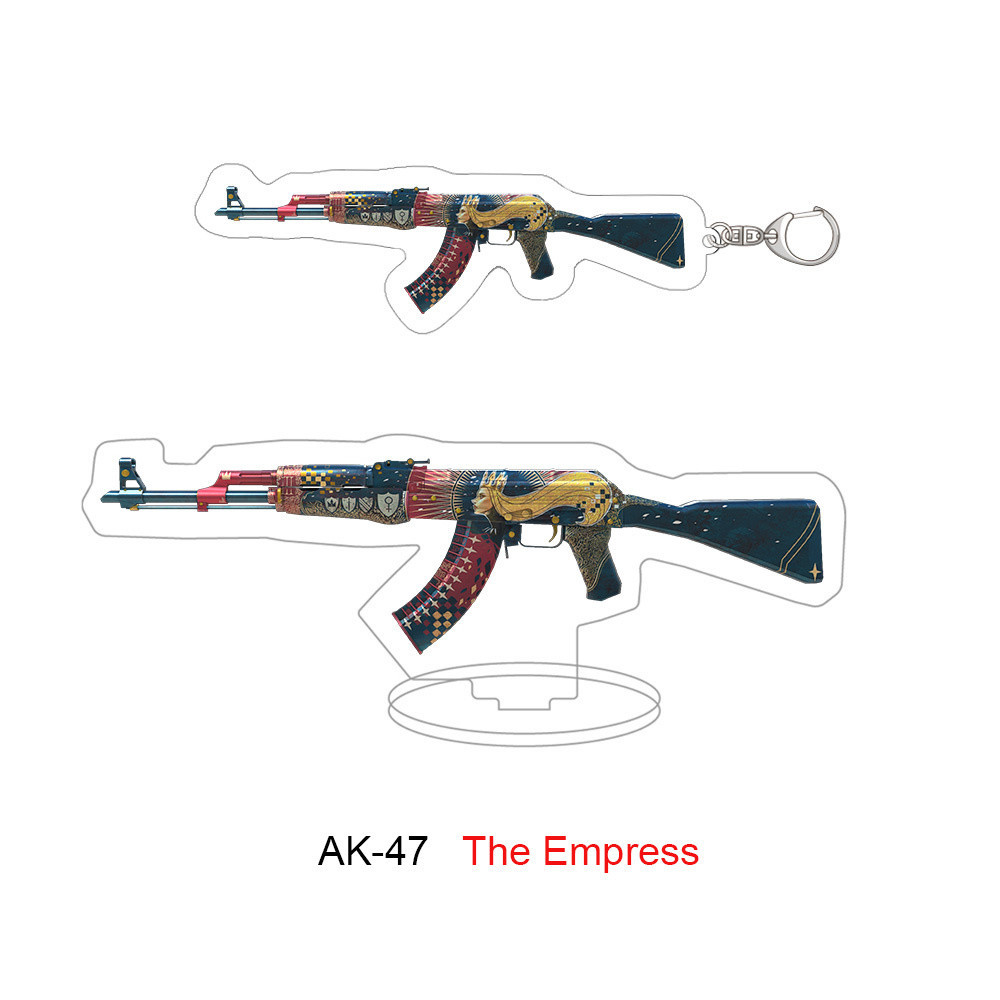 Móc Khoá, Mô Hình Standee Mô Hình Súng AK47 CSGO Trang Trí Trang Trí Bàn Học, Làm Việc - zenda