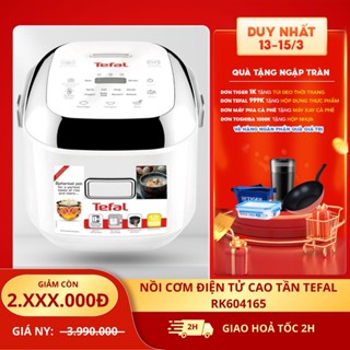 Nồi cơm điện tử cao tần Tefal  RK604165 - 0.7 lít - Lòng nồi niêu 6 lớp - Bảo hành 1 năm