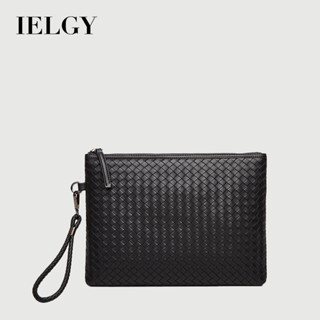 Túi IELGY Tide nam dệt túi ly hợp nam túi phong bì da mềm