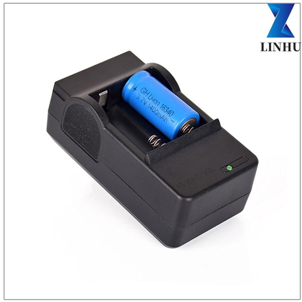 Sạc pin Li-ion LINHU Du lịch mới CR123A cho đèn pin LED