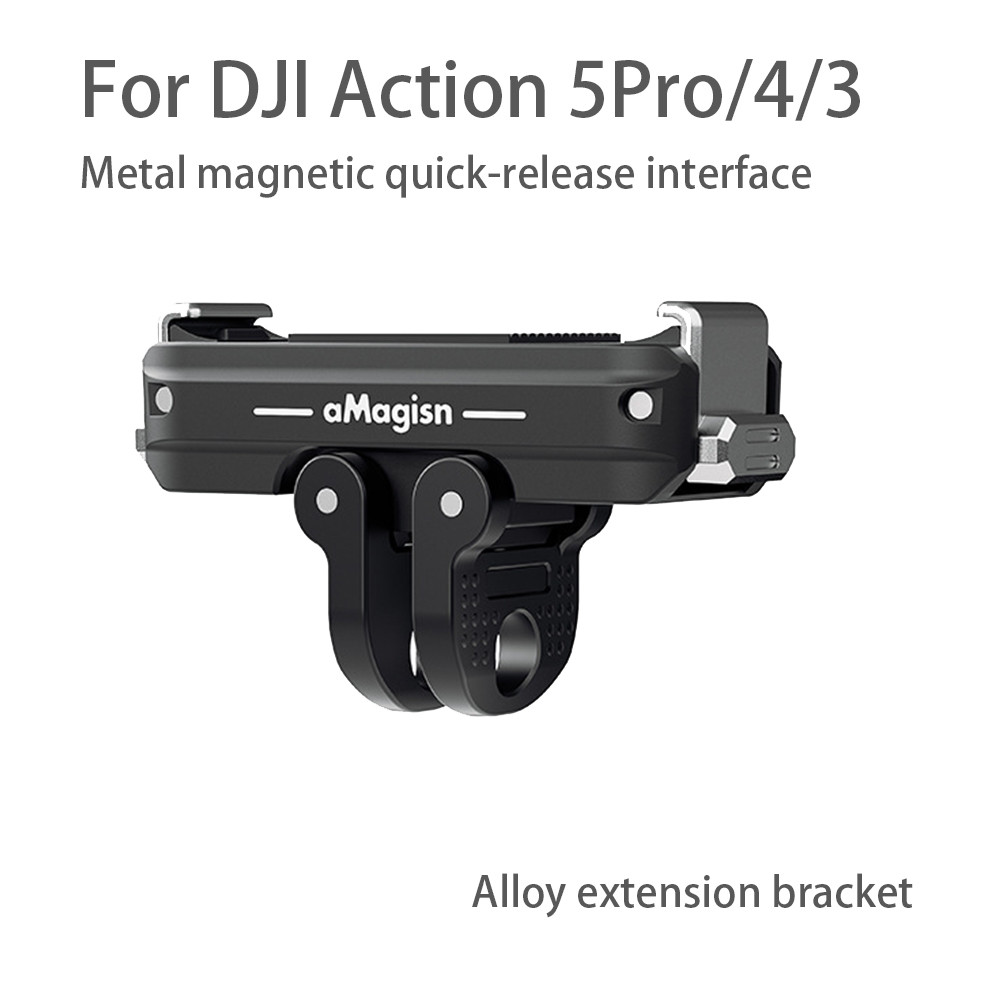 Dành Cho DJI Action 5Pro / 4 / 3 Kim Loại Phát Hành Nhanh Đế Giao Diện Kép Phụ Kiện Cho DJI Action 5
