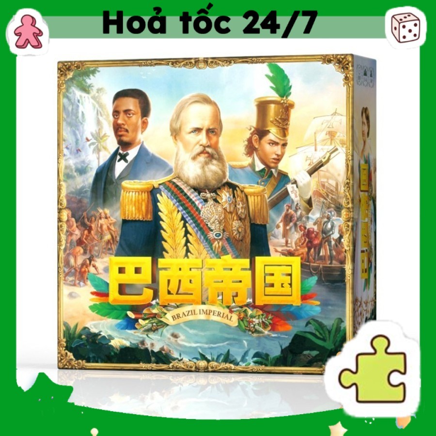 Q12 Boardgame Brazil Imperial bản tiếng Trung đã Engsub - game hay 7.7 bgg Tigar