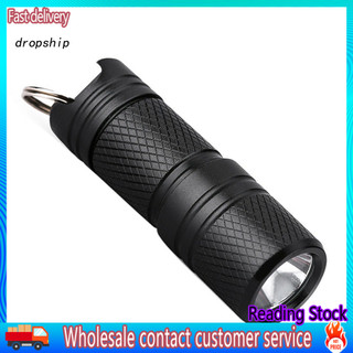 Dro _ outdoor mini di động móc khóa usb sạc đèn pin led đèn pin đèn pin