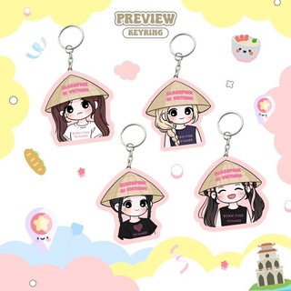 Standee và Keyring BlackPink Nón Lá