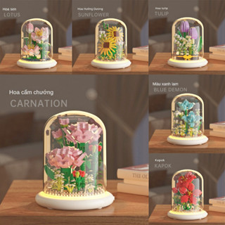 Các Khối Xây Dựng Lắp Ráp Hoa Bé Trai Và Bé Gái Giáo Dục Lắp Ráp Bộ Đồ Chơi Để Bàn Phụ Kiện Quà Tặng Người Yêu