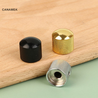 Canamek 1 Kim Loại Điện Bass Guitar Âm Lượng Núm Potentiometer Mũ Phụ Kiện Đàn Guitar Núm Đẩy Có Lỗ Đàn Guitar Phụ Kiện Mới