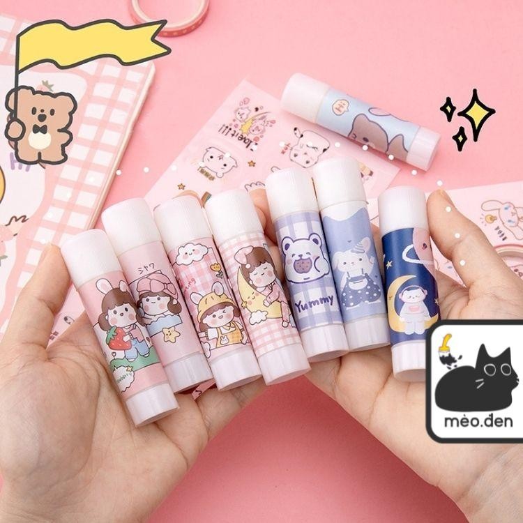 Hồ dán khô họa tiết hoạt hình dễ thương - Văn phòng phẩm Haku
