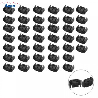 【Anna】40x Double Brake Line-Clip Brake Line-Holder 4.75mm Black FOR SKODA A4 / S4 / A6